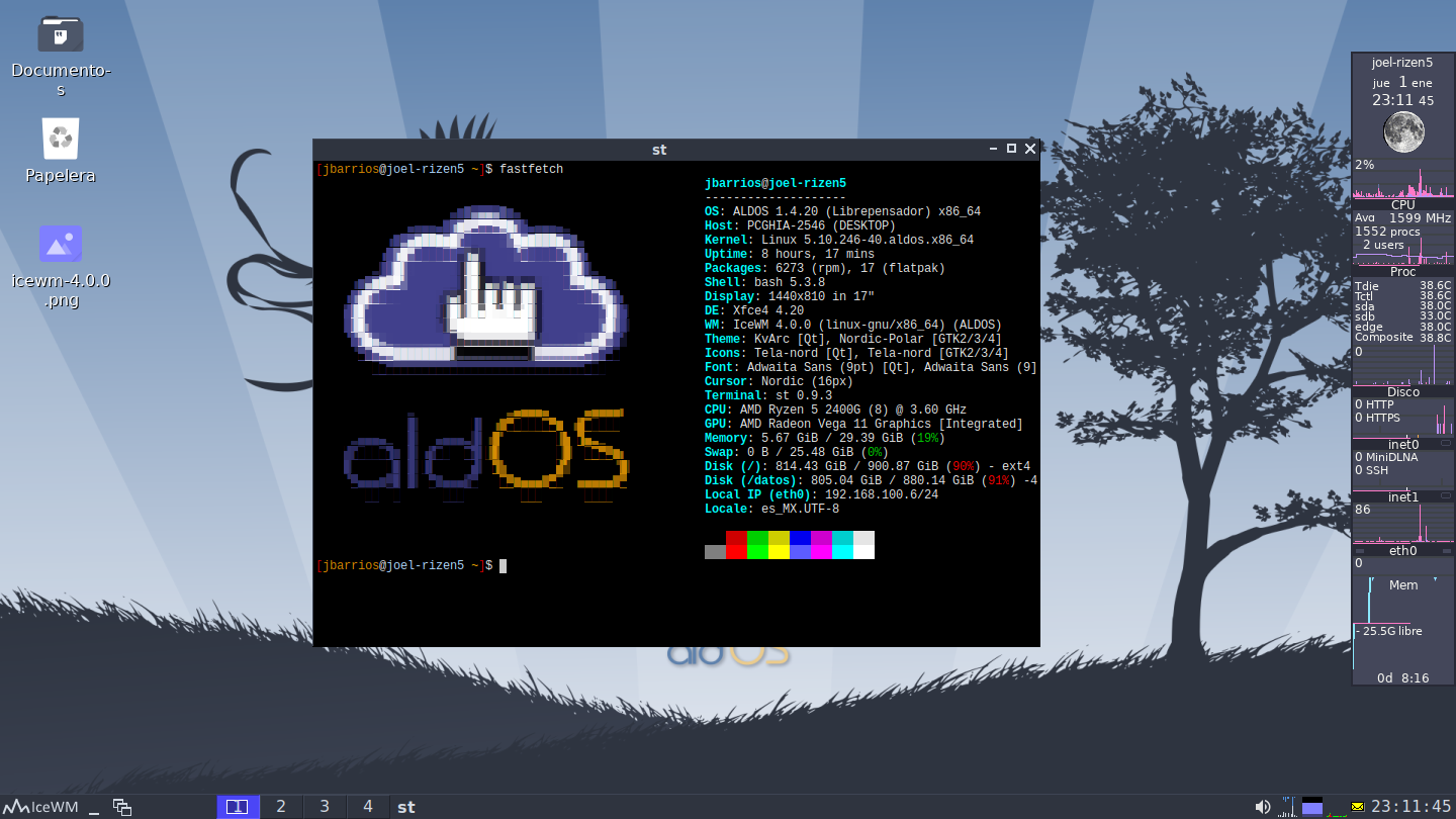 Disponible IceWM 4.0.0 | Alcance Libre